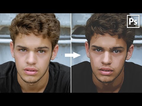 Видео: КАК СДЕЛАТЬ ВЕКТОРНЫЙ РИСУНОК ИЗ ФОТО В PHOTOSHOP (без инструмента «Перо») 😱