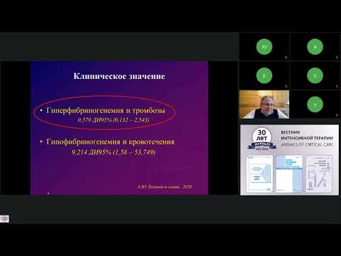 Видео: Андрей Буланов: фибриноген в интенсивной терапии  / journal_vit