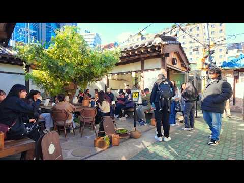 Видео: Экскурсия по Сеулу | Прогулка от станции Чонгак до станции Чонно-3-га | 4K HDR