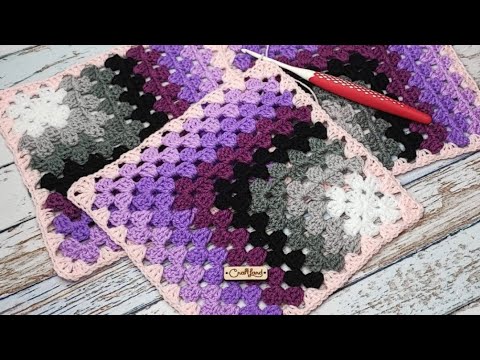 Видео: Бабушкин квадрат с 3D эффектом