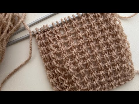 Видео: ВЛЮБИЛАСЬ в узор с первого ВЗГЛЯДА | Шикарный АЖУР | 2 петли 2 ряда | Простой красивый ажурный узор