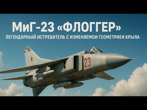 Видео: 💥🔥МиГ-23 «Флоггер» — легендарный истребитель с изменяемой геометрией крыла✈️💥