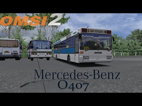 Видео: OMSI 2. Дачный маршрут на немецкой легенде Mercedes-Benz O407