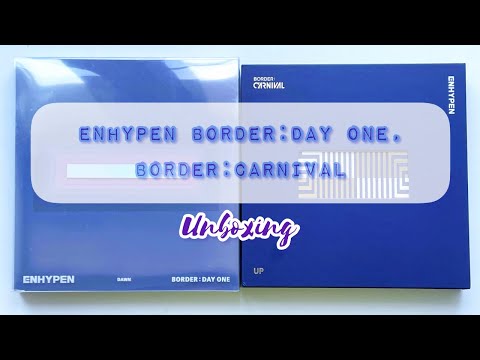 Видео: 🎭 Распаковка альбомов ENHYPEN (엔하이픈) Border: Day One, Border: Carnival // ENHYPEN Unboxing 🎉