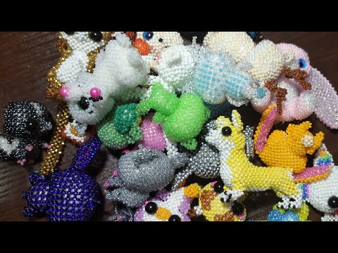 Видео: 🤩Обзор на все игрушки амигуруми из бисера 💖#амигурумиизбисера #бисероплетение #обзоры