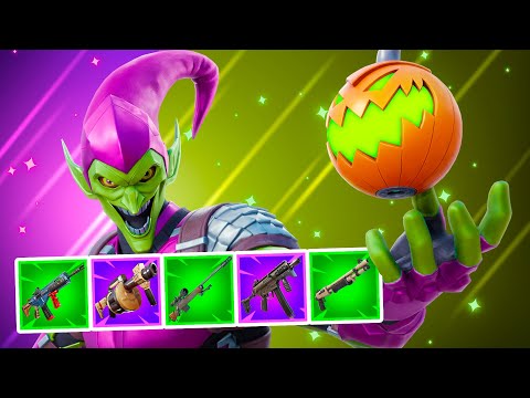 Видео: Челлендж ЗЕЛЕНОГО ГОБЛИНА в Фортнайт!
