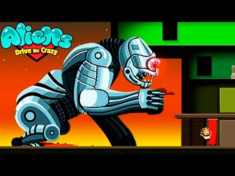 Видео: МЕГА БОСС МАШИНЫ aliens drive me crazy #18 тачки VIDEO cars игра