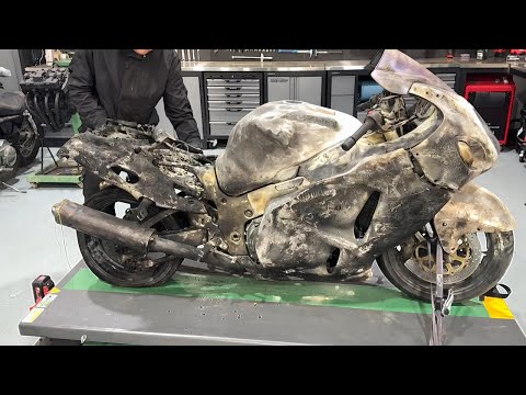 Видео: Впечатляющая реставрация Suzuki Hayabusa — возвращение к жизни «самолета на земле».