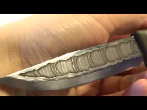 Видео: Как я травил такой рисунок на клинке. Шаг за шагом