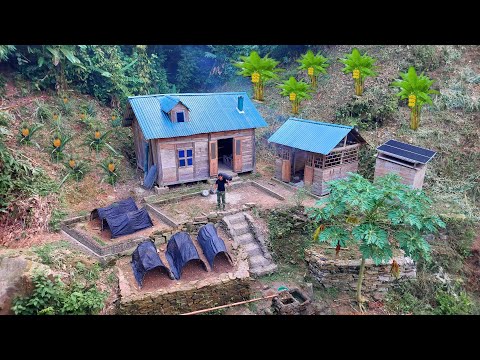 Видео: Выращиваю лук на горе и устанавливаю крышу для защиты сада от мороза и ультрафиолета.