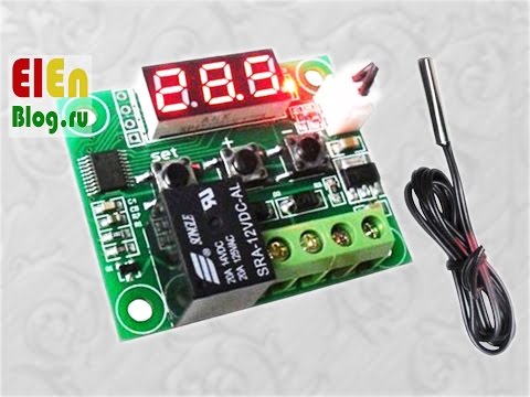 Видео: Терморегулятор (-50..110 С с шагом 0.1 С), Холодильник, Тёплый пол, Инкубатор