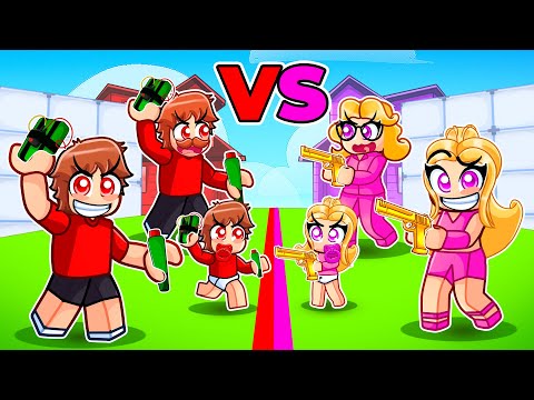 Видео: TECHY FAMILY против EMMA FAMILY в Roblox Rivals...