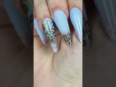 Видео: ногти для вредной клиентки. бедная Оля. запись прямого эфира с вопросами