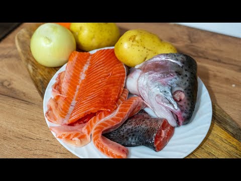 Видео: Уха по домашнему из Форели | Вкусный суп из красной рыбы дома