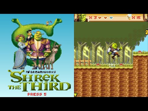 Видео: Shrek The Third/Шрек Третий (Series40v2) - Прохождение Java игры