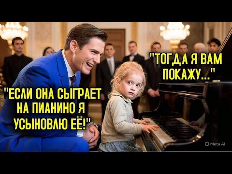 Видео: Если она сыграет на пианино, я её удочерю! — смеялся директор.. пока бедная девочка не начала играть