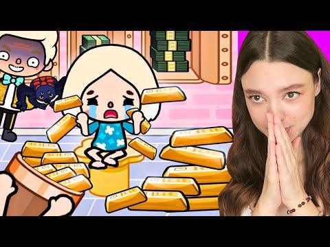 Видео: Я ПЛАЧУ РЕАЛЬНЫМ ЗОЛОТОМ!! История в ТОКА БОКА Toca Boca Life World 🌎