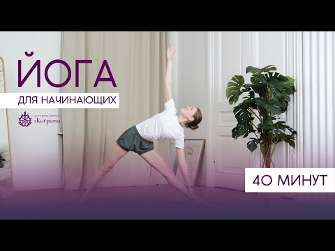 Видео: Йога Айенгара для начинающих - позы стоя 40 минут