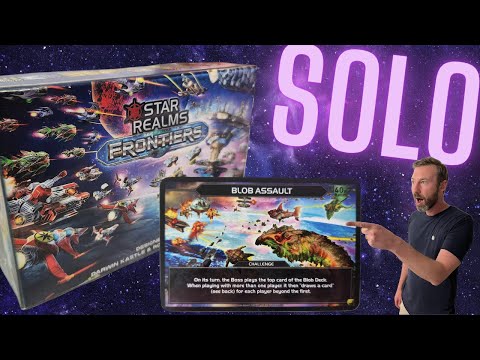 Видео: Star Realms Frontiers — одиночная настольная игра. Обзор: Blob Assault