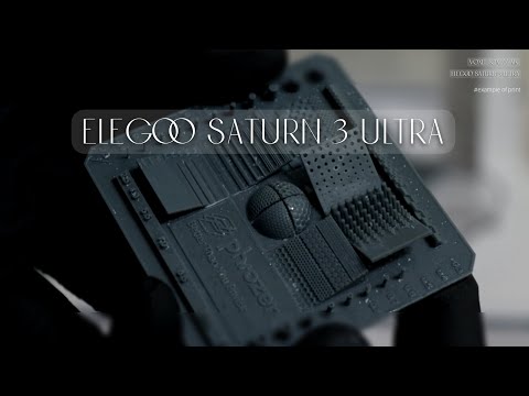 Видео: Elegoo Saturn 3 Ultra 12K | Пример печати | Тест-модели от Phrozen