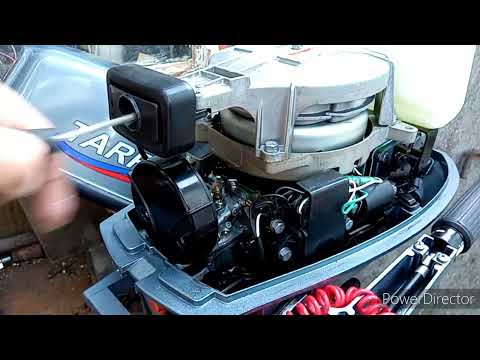 Видео: Тарпон 5 л с, первая неприятность за 3 года использования (не делайте так)