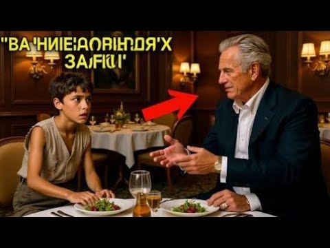 Видео: Нищий мальчик произнес: "Не ешь это! " Миллиардер не послушал бы, если бы не увидел это сам!