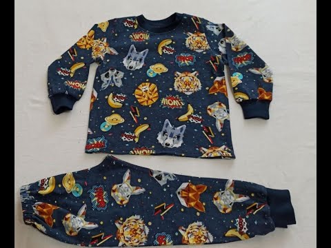 Видео: 3 ёш болалар размерида пижама тикамиз. Как сшить детские пижамы.