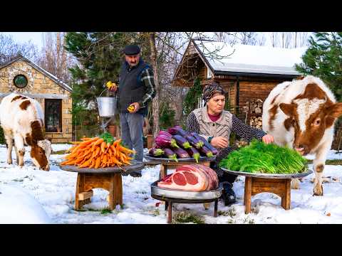 Видео: Деревенский Обед с Баклажанами и Говядиной | Простой и Вкусный Рецепт Обеда