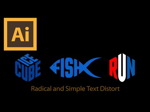 Видео: Искажение огибающей (создание с верхним объектом) для создания радикальных текстовых эффектов