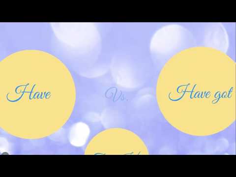 Видео: " HAVE  VS. HAVE GOT "  -  Кога и как използваме глаголите  "Have" и " Have got " ?