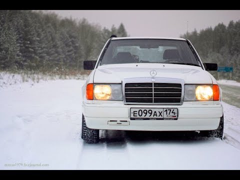 Видео: Холодный запуск Мерседес w 124 2.5 дизель зимой. Diesel cold start Mercedes w 124 winter.