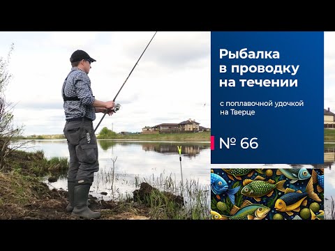 Видео: 66 / Рыбалка в проводку на Тверце / Поплавочная удочка / Тверь / Апрель