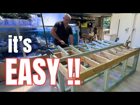 Видео: Аквариум из фанеры для НАЧИНАЮЩИХ, и он выглядит ОЧЕНЬ ХОРОШО!