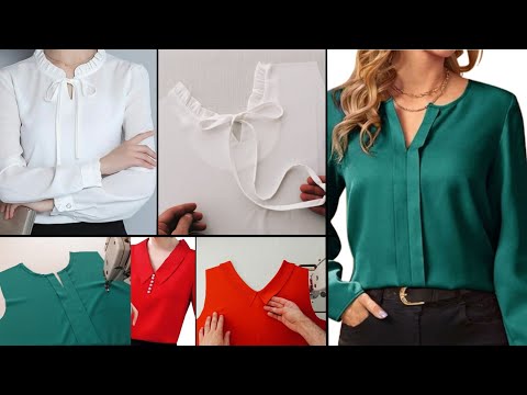 Видео: [ 3 ] Удивительные способы создания разных вырезов для ваших нарядов.  техника шитья