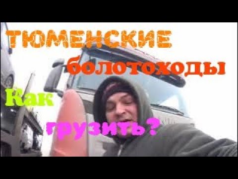 Видео: Тюменские болотоходы. Как грузить?