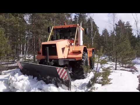 Видео: к704 .Разгребаем дорогу,вытаскиваем УРАЛ.