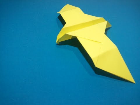 Видео: Птица из бумаги. A bird of paper. A bird of paper