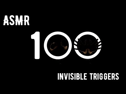 Видео: АСМР 100 невидимых триггеров 😴 / ASMR 100 invisible triggers 😴