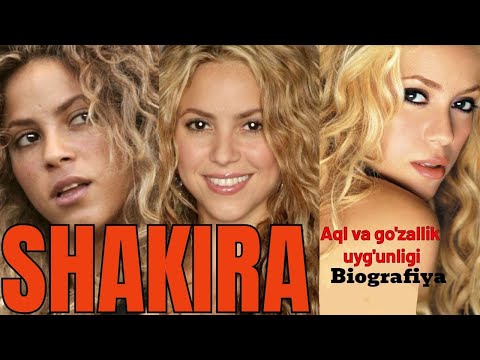 Видео: Шакира биографияси ва ноёб истеьдодлари!!!