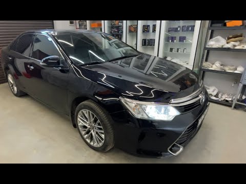 Видео: Toyota camry v50 - установка biled модулей