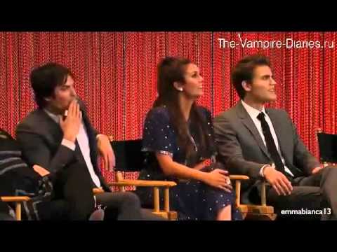 Видео: Paleyfest 2014 - Vampire Diaries Panel - Paul the Director (русские субтитры)