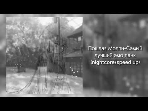 Видео: Пошлая Молли-Самый лучший эмо панк(nightcore/ speed up)💗
