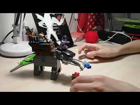 Видео: Боевой слон из LEGO.