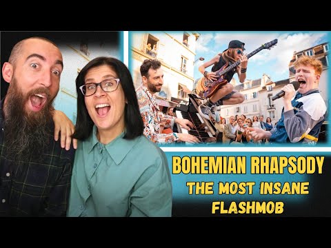 Видео: Самый БЕЗУМНЫЙ флешмоб «Богемская рапсодия», который вы когда-либо видели!! (РЕАКЦИЯ) с моей женой