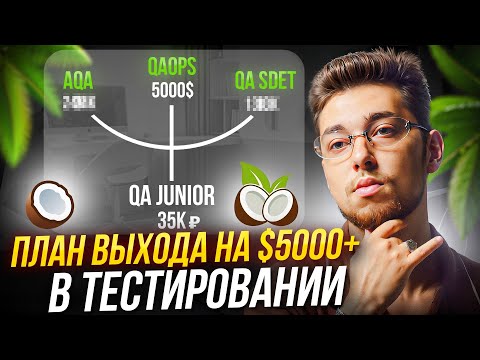 Видео: Как зарабатывать больше денег в тестировании |QA| 5000$+/ План выхода к деньгам шаг за шагом