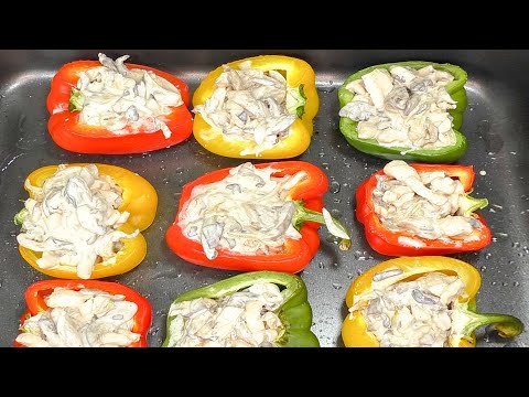 Видео: 🔴 Узнала рецепт в ресторане! Это же просто гениально! Перец фаршированный!