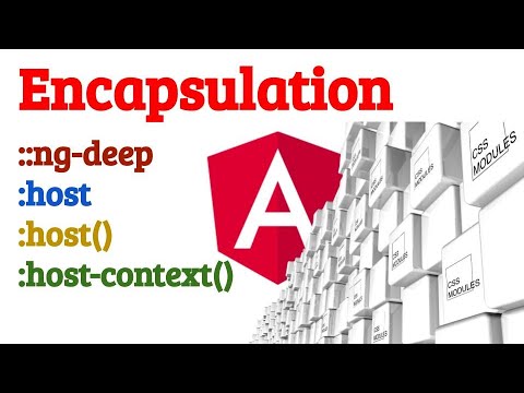 Видео: Angular специальные селекторы. ::ng-deep, :host, :host(), :host-context()