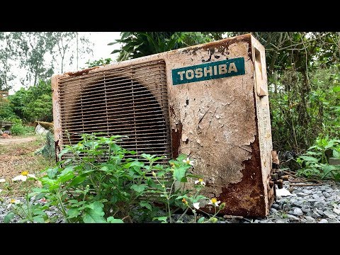 Видео: Реставрация старого ржавого кондиционера ＴＯＳＨＩＢＡ