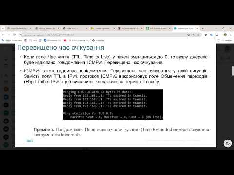 Видео: CCNA-1. Розділ 13/14/_Протокол ICMP/Транспортний рівень