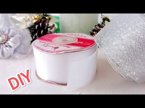 Видео: DIY 🎀 Бантики которые всегда в моей копилке / Белоснежные бантики